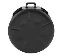 ANKROYU Holder Organizer Box Premium ABS Plastic with 5 Compartments for Quarter Dime Storage Portable Lightweight Counting Case for Home Office Use Black 65x61x25mm