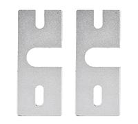 ANKROYU Hot End Fixed Plate 2Pcs Aluminum Alloy Mounting Bracket for 3D Printer CNC Machined Durable Lightweight Compatible with Reprap V6 PRUSA MAKERGEAR J HEAD Kossel