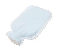 ANKROYU Hot Water Bottle 2000ml Extra Large Capacity Ultra Soft Plush Cover Premium Rubber Material For Pain Relief Muscle Soreness Period Cramps And Warmth (Black) (Beige) (Blue)