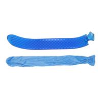 ANKROYU Hot Water Bottle Explosion Proof Extra Large PVC Hot Water Bag for Winter Warmth Hands Feet Bed Quilt Warming 80x11cm 820g (Blue Cloth Bag)