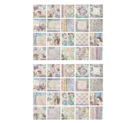 ANKROYU Hydrangea Garden Aesthetic Stickers 40 Sheets Floral Scrapbooking Decals for Junk Journal Planners DIY Crafting Wood Free Paper Material