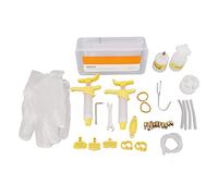 ANKROYU Hydraulic Disc Brake Bleed Kit, Quick Change Fittings for Bike Repair with Pressure Resistant, Impact Resistant Nylon, Workshop Organization System