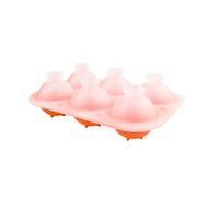 ANKROYU Ice Ball Mould Silicone Ice Ball Maker 6 Grids Spherical Ice Cube Tray for Cocktails Whiskey Bars Flexible Round Ice Cube Mould 4.5cm 50ml Capacity