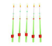 ANKROYU Ice Fishing Rod Top Tip Mini Portable Durable ABS Winter Fishing Pole Accessories for Ice Fishing Rivers Lakes Ponds 5pcs 10.4cm