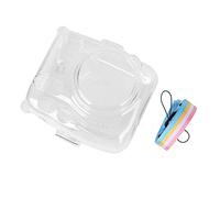 ANKROYU Instant Camera Case, Pc Transparent Protective Cover, Anti Fall Camera Case Bag, Instant Camera Transparent Case, Instant Camera Bag, for Instax Mini11 Instant Camera