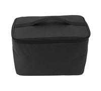 ANKROYU Insulated Grocery Bag Reusable Collapsible Cooler Food Transport Carrier Large Capacity 10L for Shopping Picnics Camping Beach Days Made of Oxford Cloth (Black)