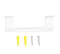 ANKROYU Ironing Board Holder Wall Mount Space Saving Steel Ironing Board Hanger Storage Rack with Non Slip Pads for Laundry Room Bedroom Home Organization Durable Wall Mounted Desi (White)