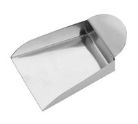 ANKROYU Jewelry Scoop, Gem Shovel, Ice Scoop, Scoop Steel Tools with Plate Handle, Flat Bottom Bar Ice Flour Utility Scoop, Jewelry Shovel for Pearls Gemstones Diamond Beads