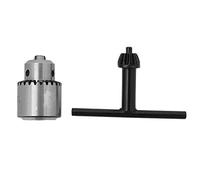 ANKROYU JT0 Taper Mounted Drill Chuck Precision Keyed Chuck Adapter Heavy Duty Stainless Steel Mini Drill Chuck with Key for Power Tools 0.3mm to 4mm Clamping Range