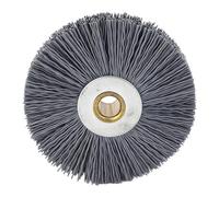 ANKROYU Key Machine Brush Crimped Wire Wheel Brush Nylon Stainless Steel Deburring Brush for Key Cutting Machine Replacement Multifunctional Efficient Durable 80x20x10mm Fit BRAVO