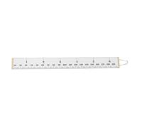 ANKROYU Kids Growth Chart, Canvas Ruler Wall Hanging Measurement Chart, Pine Removable Accurate Baby Height Growth Chart, Baby Growth Height Chart for Home (Classic White)