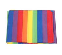 ANKROYU Kids Play Slide Cloth Parent Child Interactive Game Cloth Thickened Oxford Fabric 8x1.4m Outdoor Toy for Kindergarten Early Childhood Education Centers and Family Playtime (Rainbow)