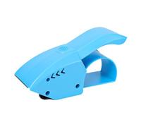 ANKROYU KWtrio Handheld Tape Dispenser 40mm to 48mm Width Professional Packing Sealing Device with Sharp for Shipping Packaging Warehouse Office Use White Blue (Blue)