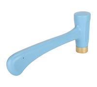 ANKROYU Leather Hammer DIY Hand Made Pressing Craft Alphabet Stamp Percussion Tool Brass Head Threaded Structure Anti Loosening Design for Leather Crafting Enthusiasts Iron Plastic