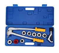 ANKROYU Lever Tube Expander Tool 7Pcs Set CT100AM Durable Hardened Steel Pipe Reamer Kit for Copper Aluminum Pipes 10mm to 28mm with Pipe Cutting Machine and Chamfering Machine