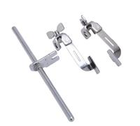 ANKROYU Lockstitch Double Guide Stitch Ruler Adjustable Stainless Steel Sewing Machine Guide for Uniform Stitching Universal Compatibility with Lockstitch and Computerized Machines