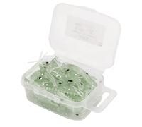 ANKROYU Luminous Silicone Shrimp Fishing Lures Soft Flexible Artificial Bait for Saltwater Freshwater Anglers 50pcs 3cm with Storage Box