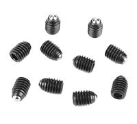 ANKROYU M6 Ball Plunger Set 10PCS Carbon Steel Hex Socket Spring Loaded Plungers for Precision Positioning in Mechanical Devices Industrial Equipment and DIY Projects Durable Const (M6*8(10PCS))