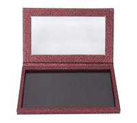ANKROYU Magnetic Palette Empty Eyeshadow Makeup Palette with Mirror for Eyeshadow Lipstick Blush Powder (Burgundy), DIY Eyeshadow Lipstick Storage Palette Makeup Display Pans,Portable Makeup Palette