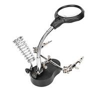 ANKROYU Magnifier Soldering Station, Magnifier Desk Lamp, Magnifying Light Soldering Holder, Multifunctional with LED Magnifying Glass Repairing Tool