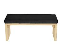 ANKROYU Manicure Hand Pillow Cushion, Nail Stand Hand Cushion Quality PU Leather Wooden Nail Stand Cushion Nail Salon Use Wooden Stand Armrest Cushion Nail Salon Home Nail Cushion(Black)