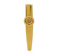 ANKROYU Metal Kazoos with Kazoo Flute Diaphragms, Aluminum Alloy Mini Portable Kazoo Ukulele Guitar Partner, Easy To Learn Musical Instrument for Kids Adults Lovers Gift Prize(gold)