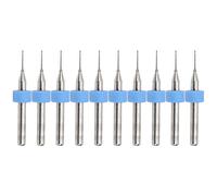ANKROYU Micro Drill Bits Tungsten Carbide High Precision 3D Printer Nozzle Cleaning Kit PCB Drilling Tools for PCB SMT CNC Boards Molds Plastics Copper Stainless Steel 10pcs 0.5mm