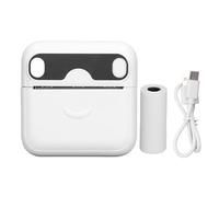 ANKROYU Mini Printer, ABS Pocket Thermal Printer, Thermal Photo Printer, Pocket Picture Printer for Office Assistants, Shopping Lists, Labels