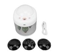 ANKROYU Mist Humidifier 500ml USB Rechargeable Cute Lion Doll Projector Cool Mist Humidifier for Bedroom Home Office Portable Air Humidifier with Night Light