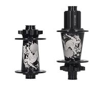 ANKROYU Mountain Bike Hub Premium Aluminum Alloy Bicycle Bearing Hub 6 Pawls High Performance Cycling Hub with Football League Design for Outdoor Riding Black Durable Lightweight