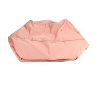 ANKROYU Moving Clothes Organizer Bag Large Capacity Foldable Space Saving Storage Container for Blankets Clothes Bedding Dorm Moving Nylon 42 x 52 x 25cm (Grey) (Apricot Color) (Pink)