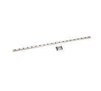 ANKROYU MTN9 Mini Linear Rail Guide High Precision Miniature Linear Sliding Guideway Sturdy Bearing Steel Construction for 3D Printer Upgrading and CNC Machine Applications (400mm)