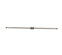ANKROYU MTN9 Mini Linear Rail Guide High Precision Miniature Linear Sliding Guideway Sturdy Bearing Steel Construction for 3D Printer Upgrading and CNC Machine Applications (500mm)