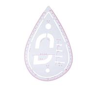 ANKROYU Multifunctional Sleeve Ruler Premium Plastic Measuring Tool with Clear Markings for Clothing Design Tailoring Pattern Making Sewing French Curve Ruler Set for Professional