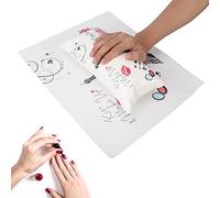 ANKROYU Nail Mat, Nail Art Hand Pillow Mat Set, Hand Rest for Nails, Nail Pillow Hand Rest, Hand Rest Pillow Nail Art Table Mat Manicure Rest Cushion for Nails Art Salon