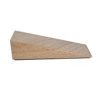 ANKROYU Non Slip Door Stopper Wedge Premium Beech Wood Heavy Duty Noise Reduction Door Stop for Home Office Bedroom Bathroom 1PC 9cm (Light)