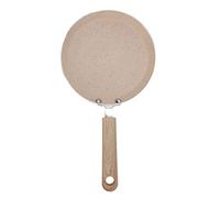 ANKROYU Non Stick Frying Pan Premium Aluminum Alloy Lightweight Flat Bottom Pan with Cool Touch Handle for Pancakes Omelets Steaks Pasta Phenolic Plastic Random Pattern (26CM)