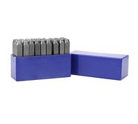 ANKROYU Number Steel Stamp Letter Steel Stamp Tool Steel Die Punch Set for Craftsmen Artists and DIY Enthusiasts 9/27 Pcs 3mm 6mm Letter Number Punch Set (6mm Set of 27 letters)