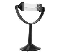 ANKROYU Optical Glass Triangular Prism with Stand Equilateral Prism for Light Spectrum Teaching Science Experiments Physics Students Classroom Demonstration Black 17cm