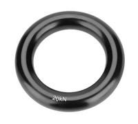 ANKROYU Outdoor Rock Climbing Multifunctional Aluminum Rappel Ring O Ring 12mm 20KN High Strength Seamless Forge Technique Lightweight Compact Design for Rock Climbing Fire Rescue