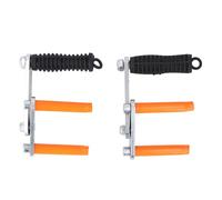 ANKROYU Panel Clamp Carrier Heavy Duty Stainless Steel Lifting Tool for Drywall Glass Tiles Plywood 115kg Capacity Ergonomic Grip Portable 53mm Opening 2PCS Set