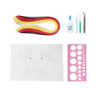 ANKROYU Paper Quilling Craft Kit DIY Handcraft Patterns Quilling Paper Set Creative Art Project for Adults Classroom Decorations Party Supplies Holiday Crafts Home Decoration