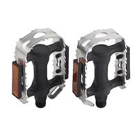 ANKROYU Pedals Bike Pedals Anti Skid Pedal High Performance Road Mountain Bike Pedals Made of Durable Aluminum Alloy Black 9x6.5cm for Folding Mountain Racing Bikes