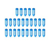 ANKROYU Plastic Pneumatic Muffler Air Line Flow Control Exhaust Compressor Fitting Blue High Pressure Resistant Durable for Air Valves Cylinders Pneumatic Tools PBT Material 50 Pc (25pcsPSU-03