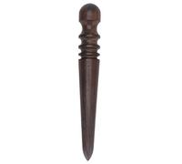 ANKROYU Polishing Rod Professional Multifunctional Leather Edge Burnisher Tool for DIY Leather Crafting Sandalwood 1 Piece 4 Grooves