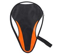 ANKROYU Pong Racket Bag Oxford Table Tennis Case Full Protection Blue Orange 30 * 19 * 1.5cm 90g (Orange)