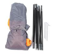 ANKROYU Portable Camping Tent Waterproof Anti Mosquito 1 2 Person Outdoor Tent for Hiking Backpacking Beach with Fiberglass Poles Oxford Fabric Orange Green 210x140x120cm (Orange)