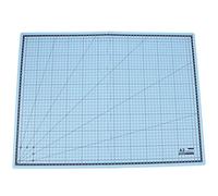 ANKROYU Portable Folding A2 Self Healing Cutting Mat Grid Line Paper Leather Fabric Crafts Carving Pad Non Slip Safety Design for Art Projects School Home DIY Crafts PVC Material P (Sky Blue)