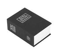 ANKROYU Portable Hidden Security Safe with Keys, Stainless Steel Liner for Mini Simulation Book Security Lock Box, Book Storage Case