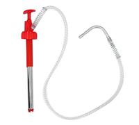 ANKROYU Portable Transfer Pump Leakage Proof Manual Vertical Oil Drum Pump Hand Fuel Pump Liquid Transfer Pump for 20L Drum Workshop Industrial Use Stainless Steel PP
